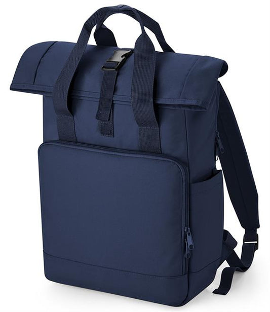 Weston Bay Recycled Twin Handle Roll-Top Laptop Backpack