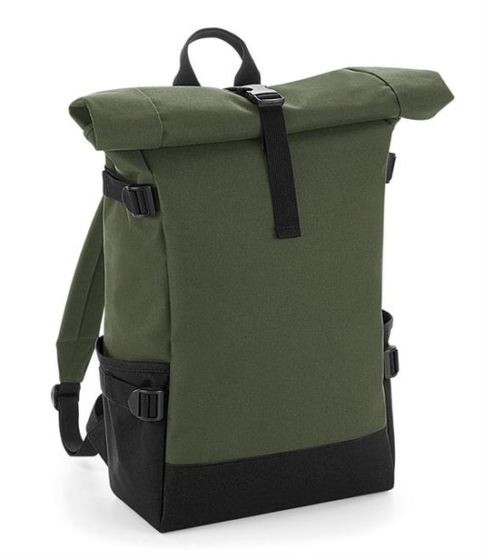 Weston Bay Block Roll-Top Backpack