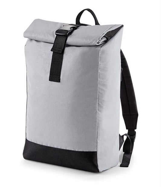 Weston Bay Reflective Roll-Top Backpack